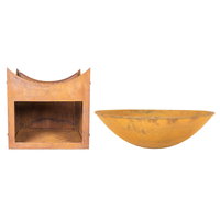 Buschbeck Feuerschale 'Mumbai', rostfarben, ca. Ø 57 x 20 cm