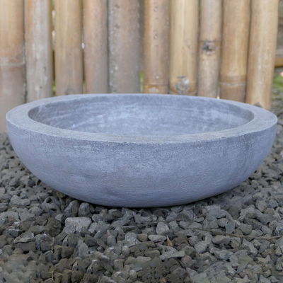 Schüssel schlicht, Steinguss, ca. 8 x 29 x 29 cm Schüssel schlicht, Steinguss, ca. 8 x 29 x 29 cm