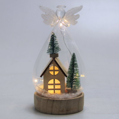 LED Schneekugel 'Engel', warmweiß, ca. Ø 9 x H 22 cm LED Schneekugel 'Engel', warmweiß, ca. Ø 9 x H 22 cm