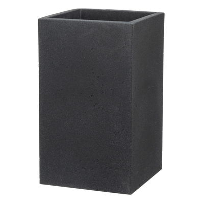 Scheurich Pflanzgefäß 'C-Cube High', Stony Black, ca. 28 x 28 x H 48 cm Scheurich Pflanzgefäß 'C-Cube High', Stony Black, ca. 28 x 28 x H 48 cm