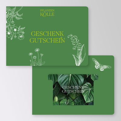 Gutschein-Karte 'Blatt' Gutschein-Karte 'Blatt'