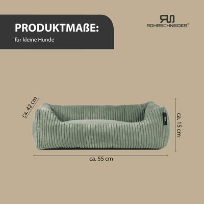 Rohrschneider Tierbett 'Milly', salbei, ca. 42 x 55 cm Rohrschneider Tierbett 'Milly', salbei, ca. 42 x 55 cm