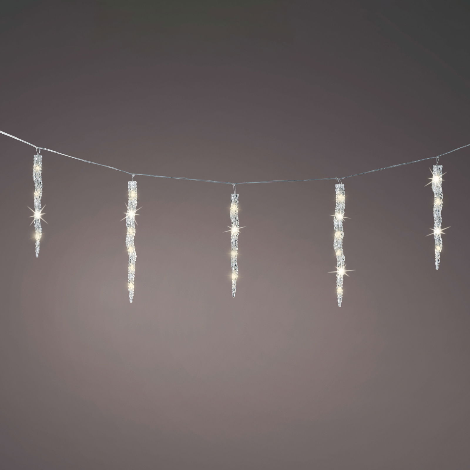 LED-Eiszapfen, warmweiß, ca. 39 x 360 cm