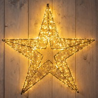 LED Stern 3D, 1440 klassisch warme LEDs, ca. Ø 76 cm LED Stern 3D, 1440 klassisch warme LEDs, ca. Ø 76 cm