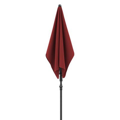 Doppler Sonnenschirm 'Active Green Edition', bordeaux, ca. 200 x 120 cm