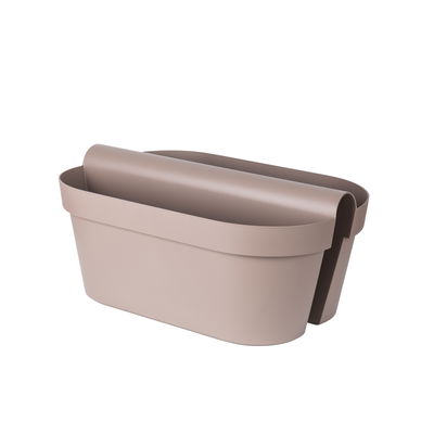 Euro 3 Plast Balkon-Hängekasten 'Be Up Duo', taupe, ca. 50 x 33 x H 23 cm Euro 3 Plast Balkon-Hängekasten 'Be Up Duo', taupe, ca. 50 x 33 x H 23 cm