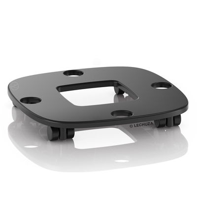 Lechuza Rolluntersatz 'Pila', schwarz, ca. 32 x 32 x H 4,5 cm