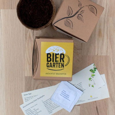 Anzuchtset Biergarten, Saatgut und Anzuchterde inklusive, Bio-Qualität Anzuchtset Biergarten, Saatgut und Anzuchterde inklusive, Bio-Qualität