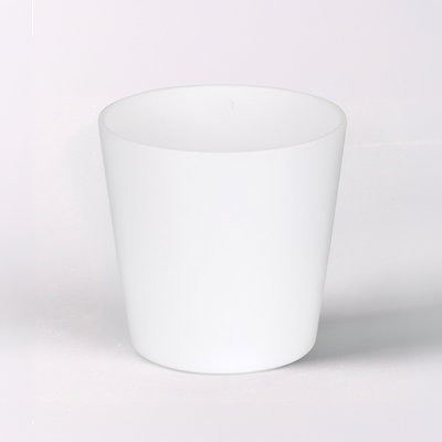 Übertopf 'Dallas Esprit', weiß matt, ca. Ø 16 x H 15 cm