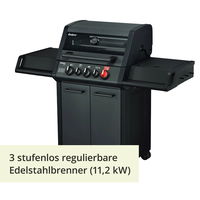 Enders Gasgrill Monroe PRO 3 SIK Turbo, matt graphit