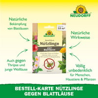 Neudorff Bestell-Set Nützlinge gegen Blattläuse, für bis zu 10 m² Neudorff Bestell-Set Nützlinge gegen Blattläuse, für bis zu 10 m²
