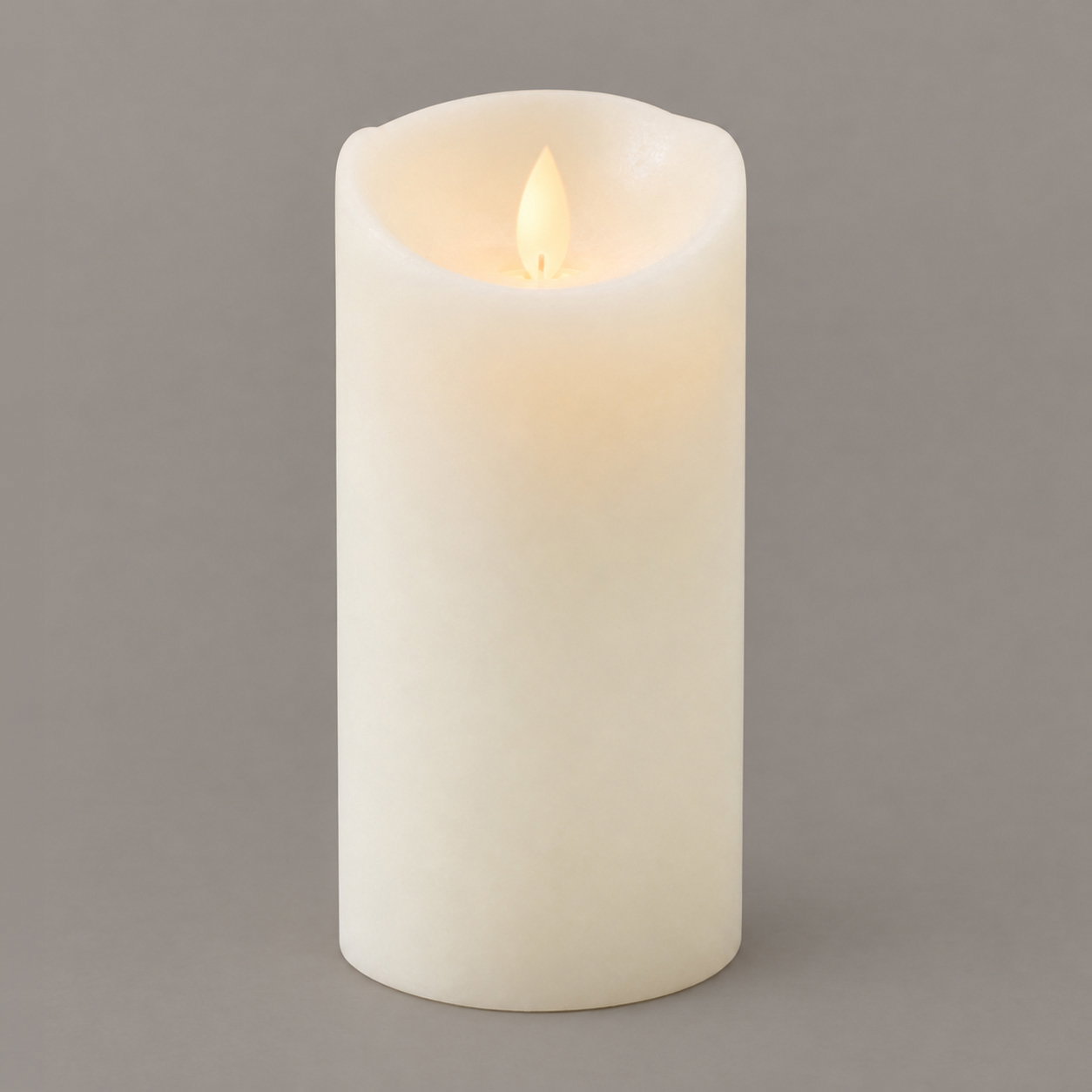 LED Echtwachskerzen 'Magic Flame', creme, 3 Kerzen inkl. Fernbedienung