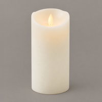 LED Echtwachskerzen 'Magic Flame', creme, 3 Kerzen inkl. Fernbedienung