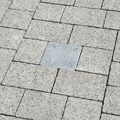 Universalbodenplatte für Sonnenschirme, Schneider, 40 x 16 x 16 cm