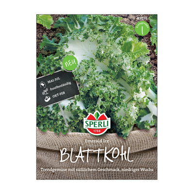 Gemüsesamen, Blattkohl 'Emmerald Ice' Gemüsesamen, Blattkohl 'Emmerald Ice'