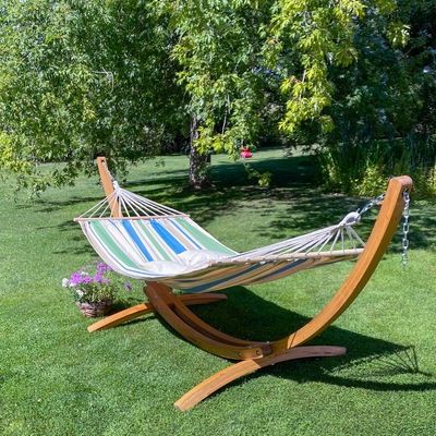 Chilllounge Hängematte 'Palma Green Bay', bunt