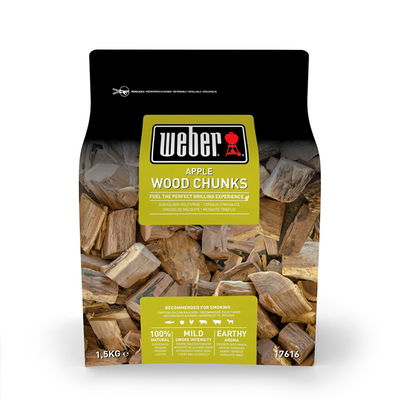 Weber® Wood Chunks Fire Spice Holzstücke Apfelholz, 1,5 kg Weber® Wood Chunks Fire Spice Holzstücke Apfelholz, 1,5 kg