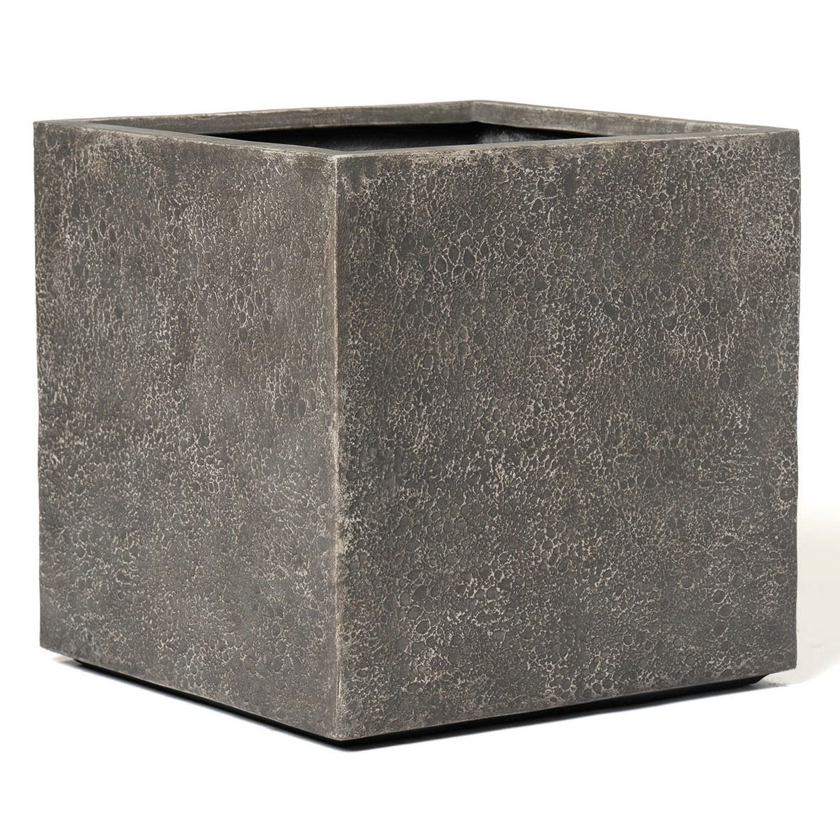 Kölles Beste Pflanztrog 'Vulcano Scuro', anthrazit, 44 x 44 x H 44 cm