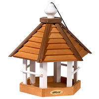 Vogelfutterhaus 'White Wood', ca. 32 x 28 x H33 cm