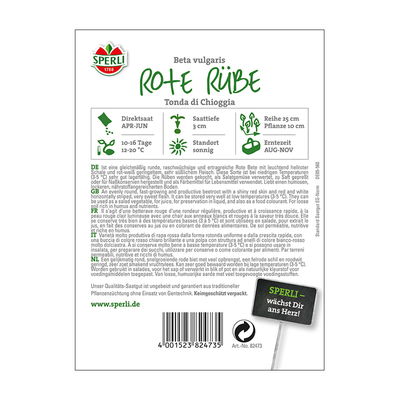 Gemüsesamen, Rote Rübe 'Tonda di Chioggia' Gemüsesamen, Rote Rübe 'Tonda di Chioggia'