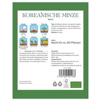 Kölles Beste Kräutersamen, Koreanische Minze 'Seoul'