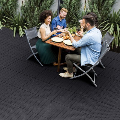 6er-Set Trittplatten 'Cosmopolitan', graphit, 30 x 30 x H 1,5 cm 6er-Set Trittplatten 'Cosmopolitan', graphit, 30 x 30 x H 1,5 cm