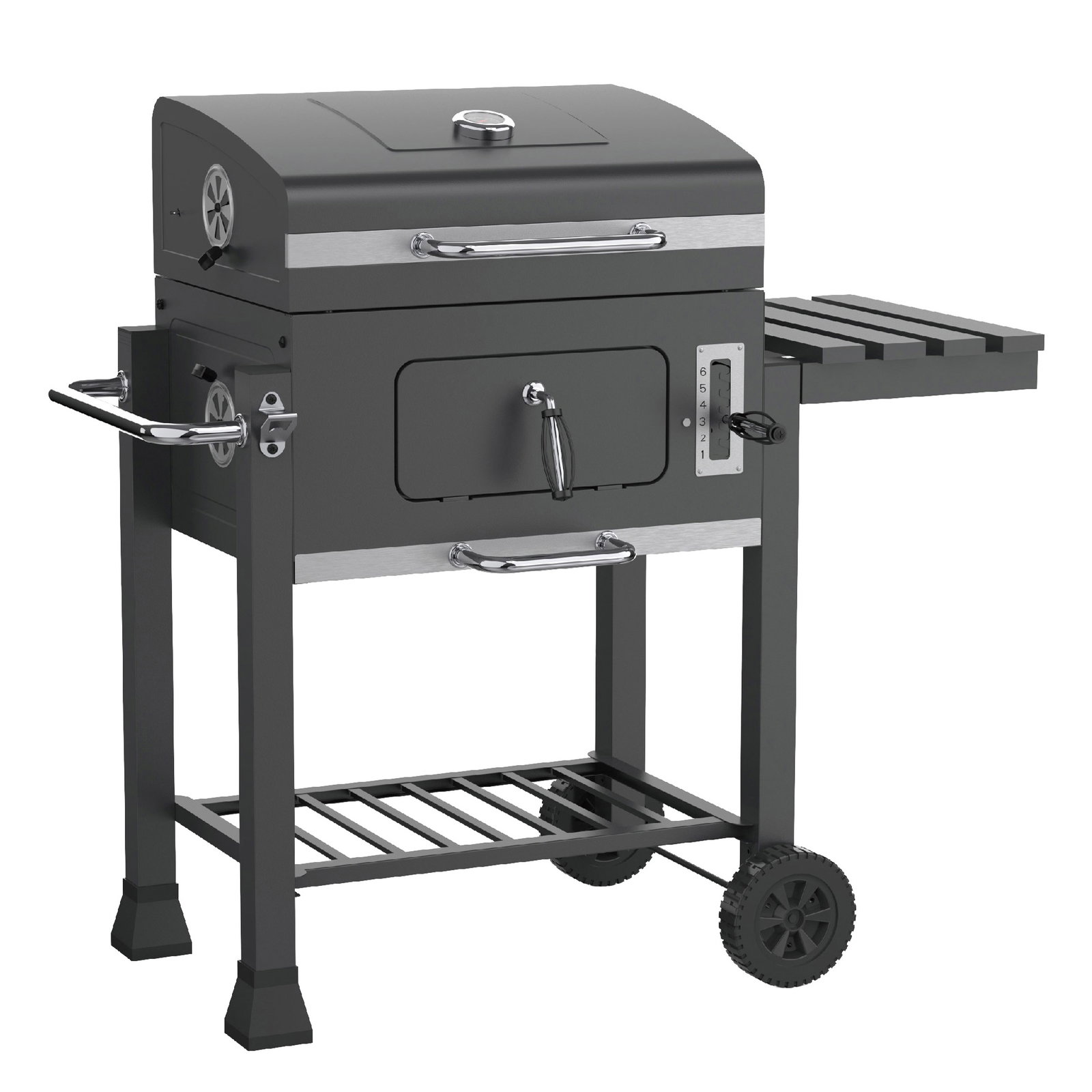 Holzkohlegrill 'Fuego', dunkelgrau Holzkohlegrill 'Fuego', dunkelgrau
