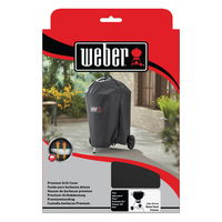 Weber Abdeckhaube für Master-Touch Grillgeräte, 100 % Polyester, schwarz