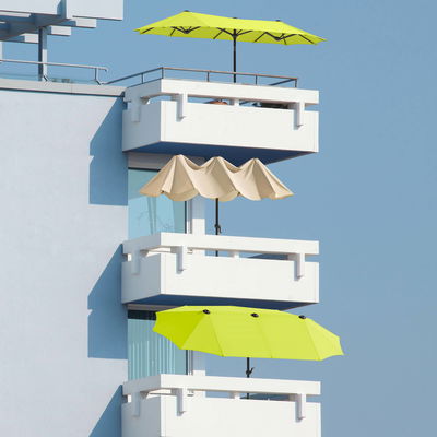 Sonnenschirm Salerno, mit Schutzhülle, ca. 300 x 150 cm Sonnenschirm Salerno, mit Schutzhülle, ca. 300 x 150 cm