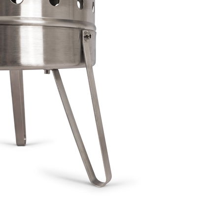 Petromax Feuertonne 'Pyron', Edelstahl, ca. Ø 45 x H74 cm