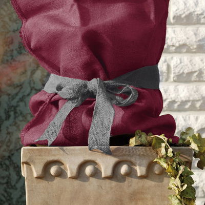 Winterschutz Deko-Juteband, stein, L300 x H6 cm Winterschutz Deko-Juteband, stein, L300 x H6 cm