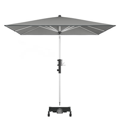 Knirps Kurbelschirm 'Phoenix', hellgrau, ca. 245x245 cm