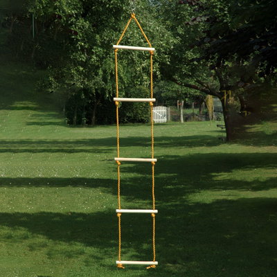 Conacord Strickleiter mit 5 Sprossen für Kinder, Länge ca. 170 cm Conacord Strickleiter mit 5 Sprossen für Kinder, Länge ca. 170 cm