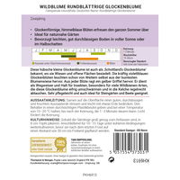 Thompson & Morgan Wildblume rundblättrige Glockenblume, blau Thompson & Morgan Wildblume rundblättrige Glockenblume, blau