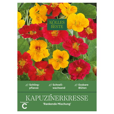 Kölles Beste Blumensamen, Kapuzinerkresse 'Rankende Mischung'