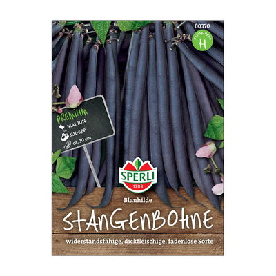 Gemüsesamen, Stangenbohne 'Blauhilde' Gemüsesamen, Stangenbohne 'Blauhilde'