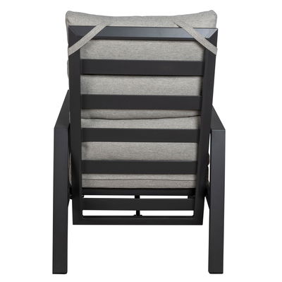 Kölle Loungesessel 'Kreta' inkl. Auflagen, grau