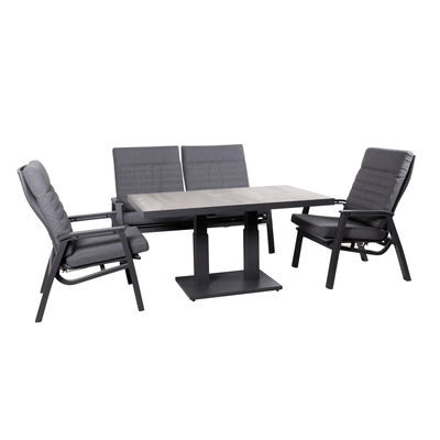 Gartenlounge-Set 'Paris' inkl. Auflagen, 5-teilig