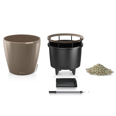 Lechuza 'Classico LS 35', taupe, ca. Ø 35 x H 33 cm