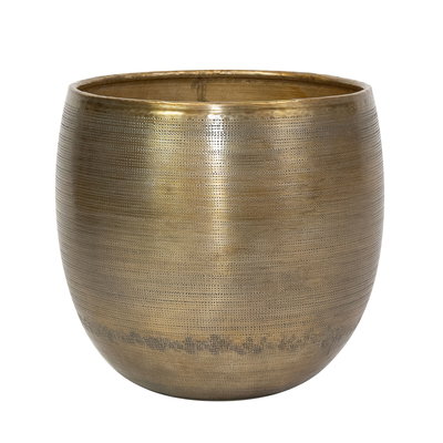 Kölle Pflanzgefäß 'Rowen', gold, ca. Ø 31 x H 28 cm