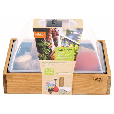 Siena Garden Hanf-Anzuchtset, inkl. Ballbrause & Mörser