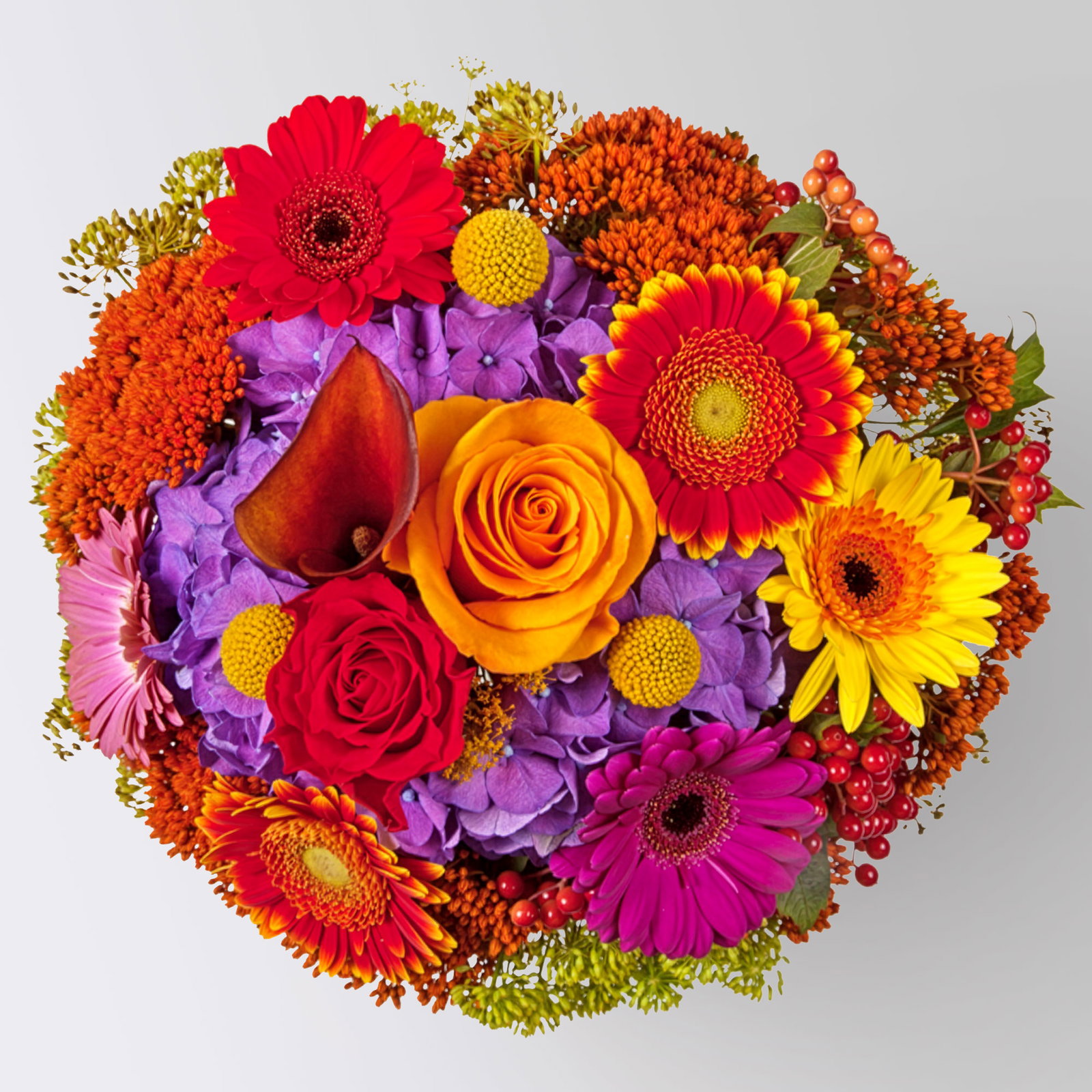 Blumenstrauß 'Waldspaziergang', handgebunden Blumenstrauß 'Waldspaziergang', handgebunden