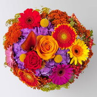 Blumenstrauß 'Waldspaziergang', handgebunden Blumenstrauß 'Waldspaziergang', handgebunden