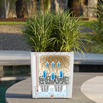 Lechuza 'Cube Cottage 40', lichtgrau, ca. 39 x 39 x H 40 cm Lechuza 'Cube Cottage 40', lichtgrau, ca. 39 x 39 x H 40 cm