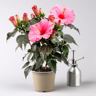 Hibiskus HibisQs® 'Juno Pink' dunkelpink, Topf-Ø 13 cm, 2 Pflanzen Hibiskus HibisQs® 'Juno Pink' dunkelpink, Topf-Ø 13 cm, 2 Pflanzen