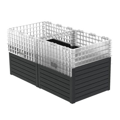 Kölle Hochbeet inkl. Klappdeckel, ca. 156 x 78 x H81 cm Kölle Hochbeet inkl. Klappdeckel, ca. 156 x 78 x H81 cm