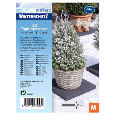 Videx Winterschutz Topfuntersetzer EVA, 50 x 50 cm Videx Winterschutz Topfuntersetzer EVA, 50 x 50 cm
