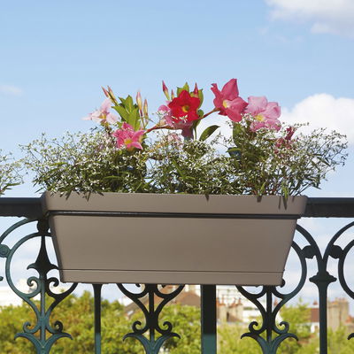 Eda Blumenkasten 'Romeo', taupe, ca. 49 x 28 x H 18 cm