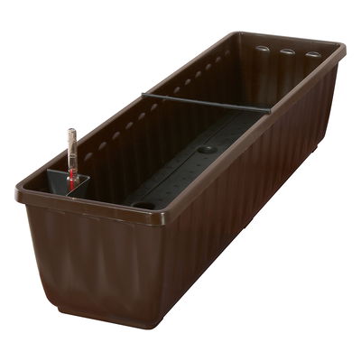 Geli Blumenkasten 'Aqua Flor', braun, ca. 80 x 22 x H 18,5 cm Geli Blumenkasten 'Aqua Flor', braun, ca. 80 x 22 x H 18,5 cm