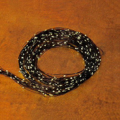 Kölle LED Schwarzdraht Regen, warmweiß, 480 LEDs, Länge ca. 2 m